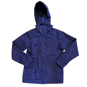 Columbia Interchange Jacket Womens Med Purple Waterproof Remove Hood Pockets
